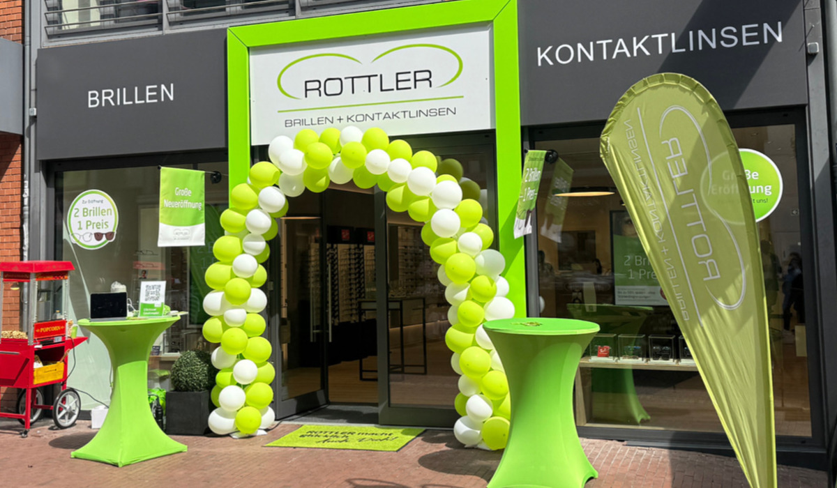 ROTTLER jetzt neu in Recklinghausen – Sehzentrum an der Kunibertistraße 13